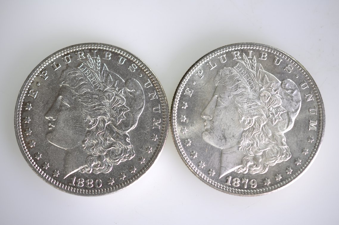 1878-1880 Morgan Silver Dollars, photo 3 of 10
