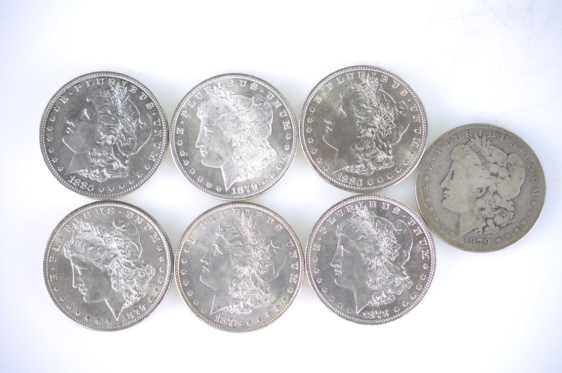 1878-1880 Morgan Silver Dollars, photo 2 of 10