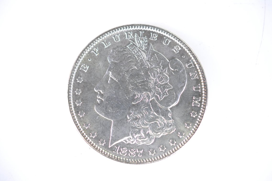 1887 Morgan Silver Dollars, photo 4 of 7