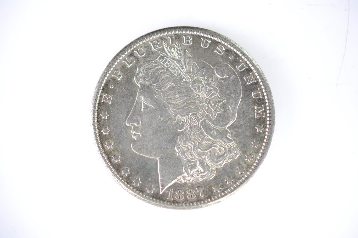 1887 Morgan Silver Dollars, photo 2 of 7