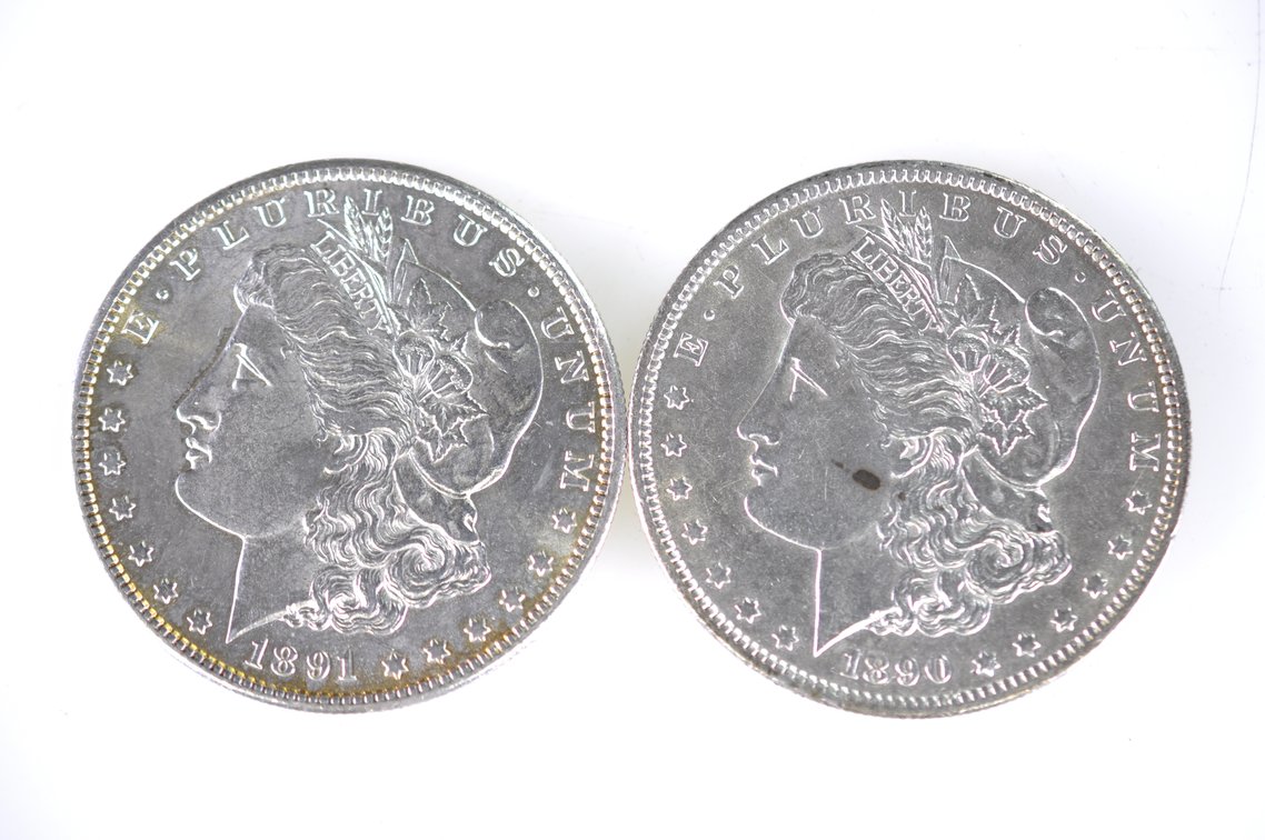 1890-1892 Morgan Silver Dollars, photo 2 of 7