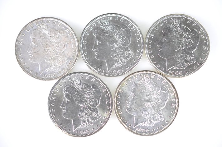 1898-1900 Morgan SIlver Dollars