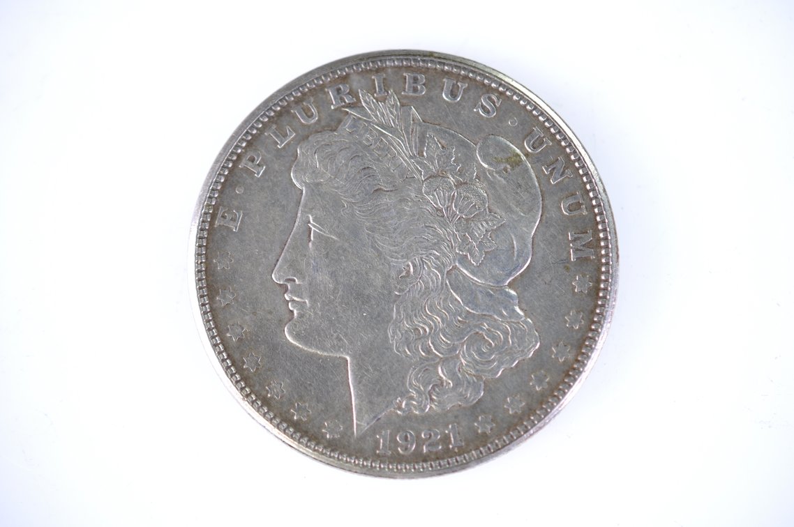 1921 Morgan Silver Dollars, photo 6 of 7