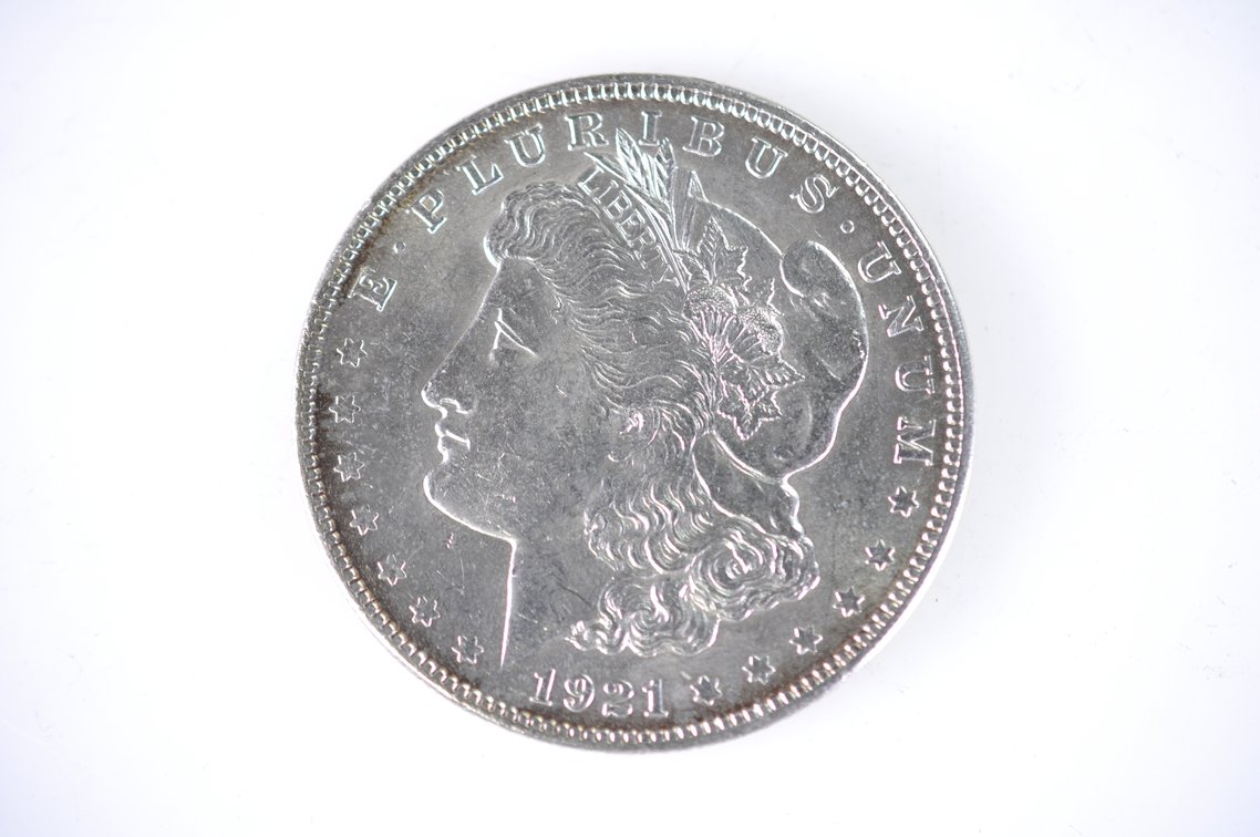 1921 Morgan Silver Dollars, photo 2 of 7