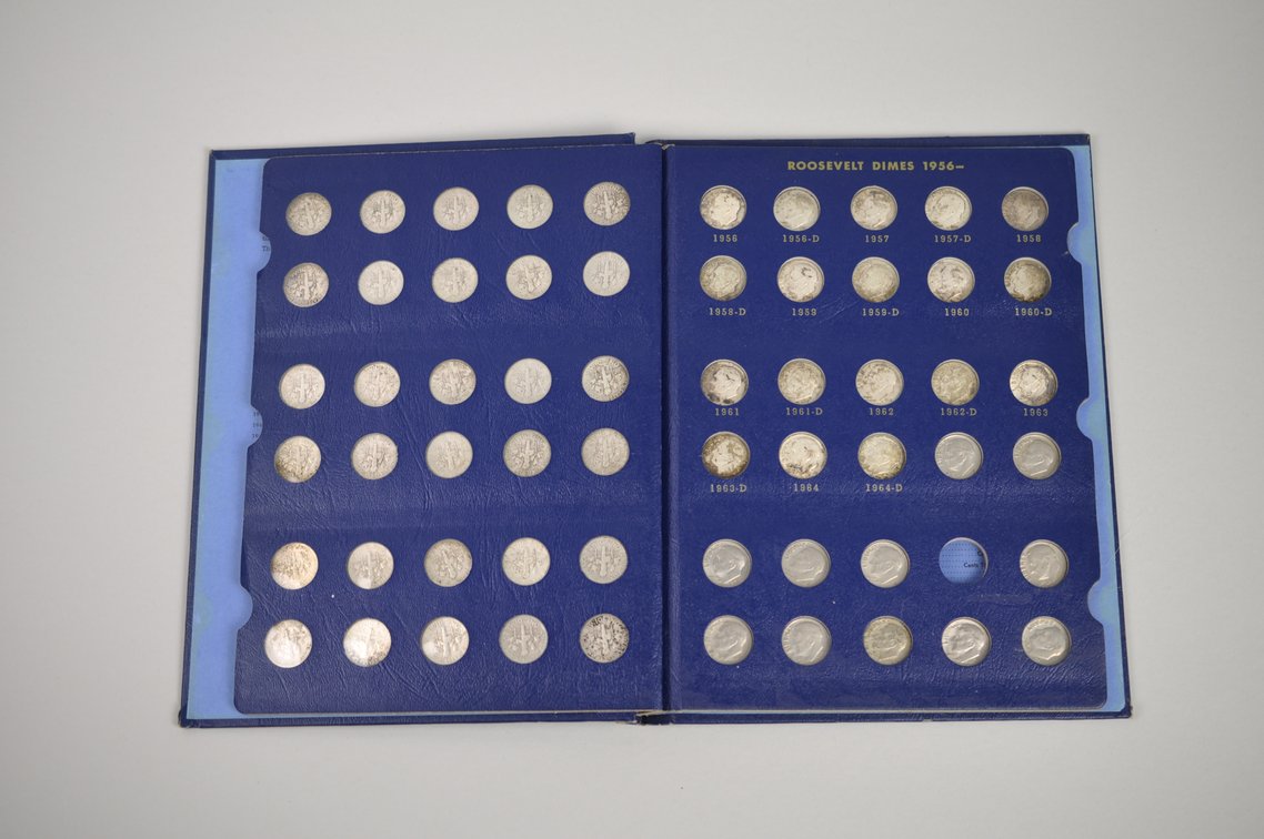 1946-1972 Book of Roosevelt Dimes, photo 5 of 11