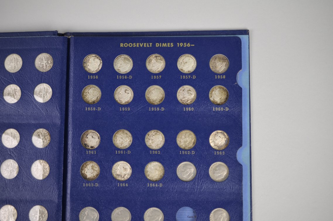 1946-1972 Book of Roosevelt Dimes, photo 8 of 11