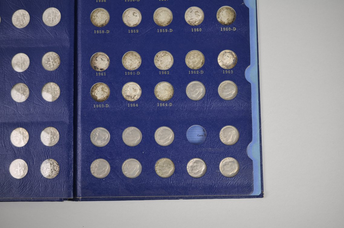 1946-1972 Book of Roosevelt Dimes, photo 9 of 11