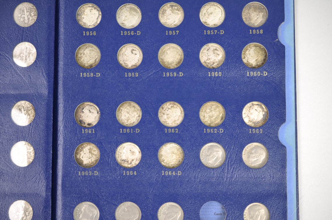 1946-1972 Book of Roosevelt Dimes, photo 10 of 11