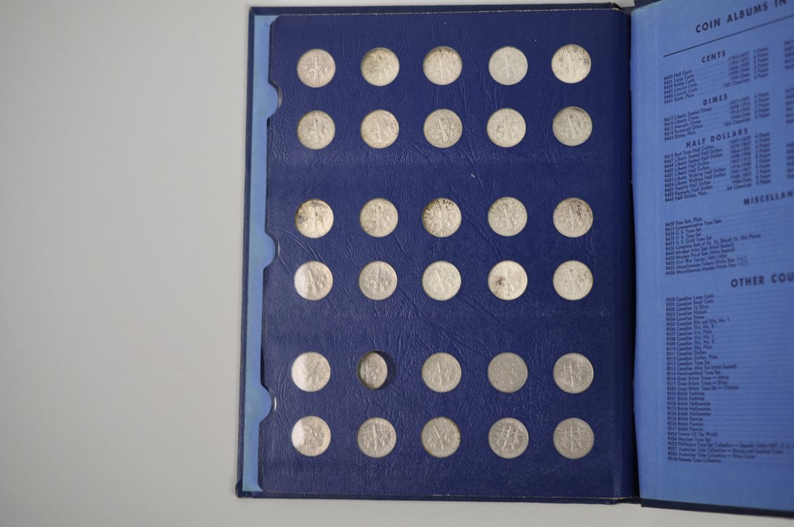 1946-1972 Book of Roosevelt Dimes, photo 11 of 11