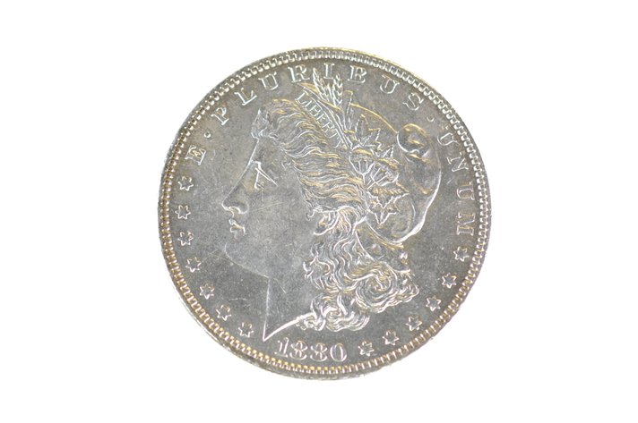 1880 Silver Morgan Dollar New Orleans