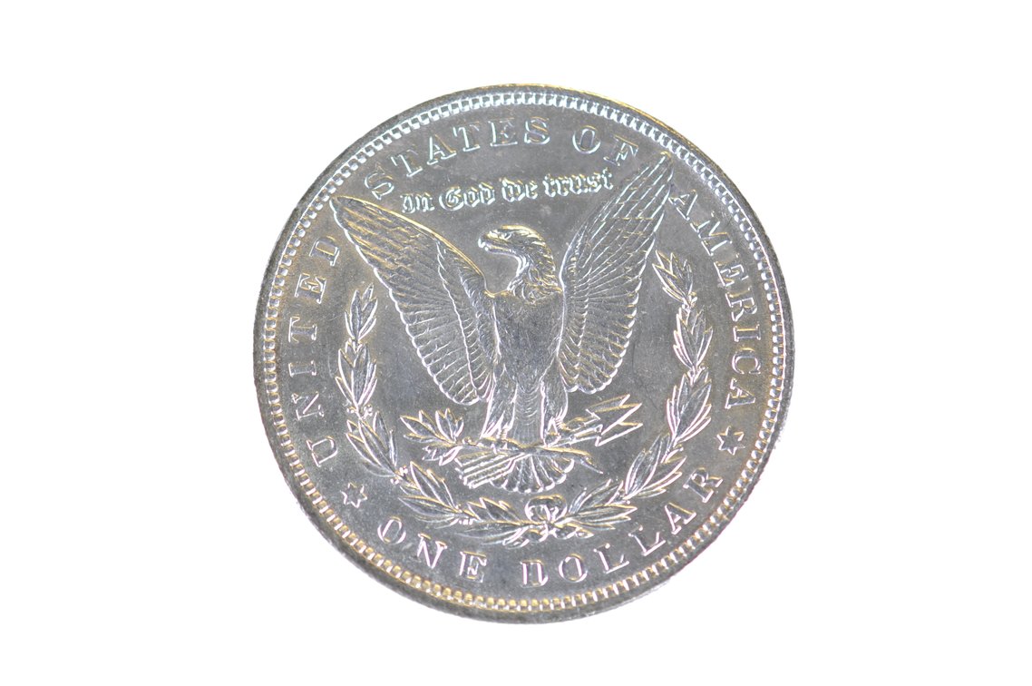 1891 Silver Morgan Dollar Philadelphia, photo 2 of 2