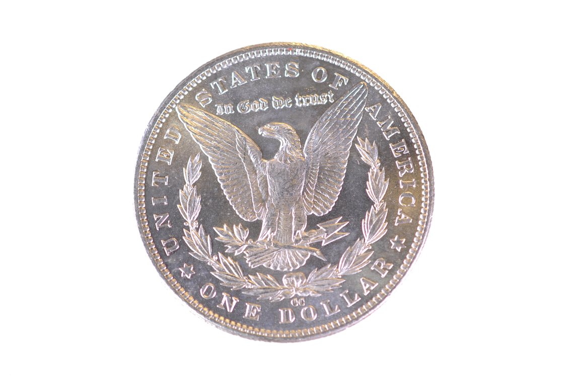 1883 Silver Morgan Dollar Carson City, photo 4 of 4