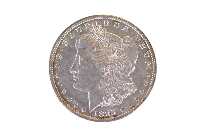 1893 Morgan Silver Dollar Philadelphia