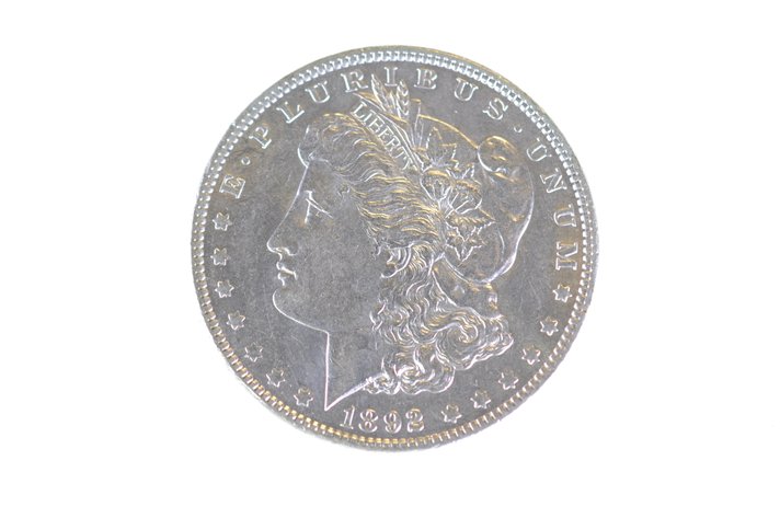1892 Silver Morgan Dollar Philadelphia