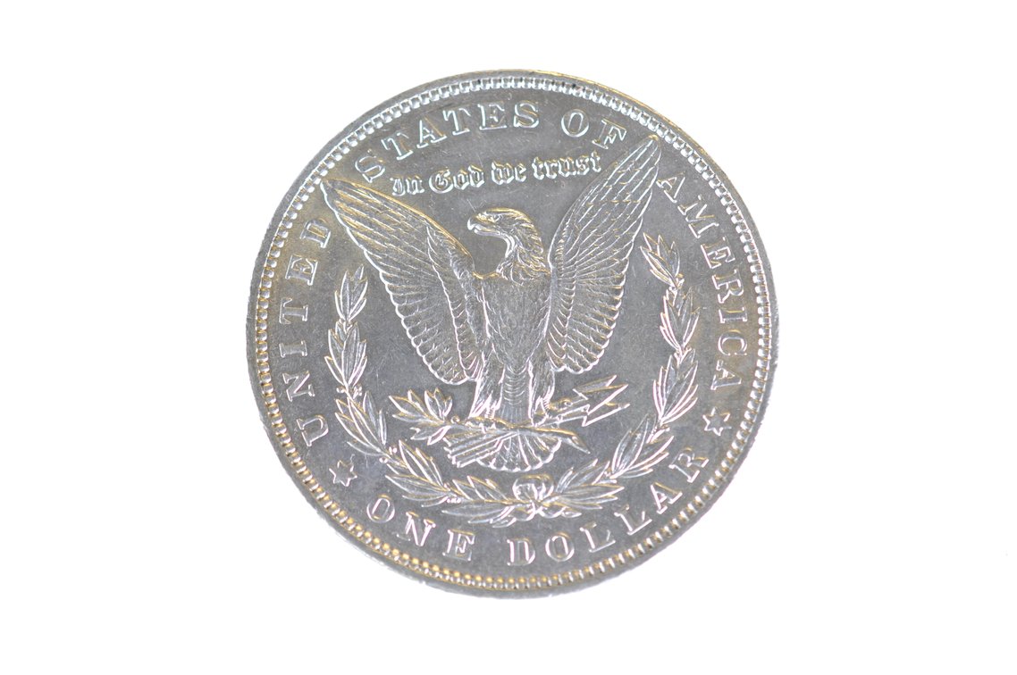 1892 Silver Morgan Dollar Philadelphia, photo 2 of 2