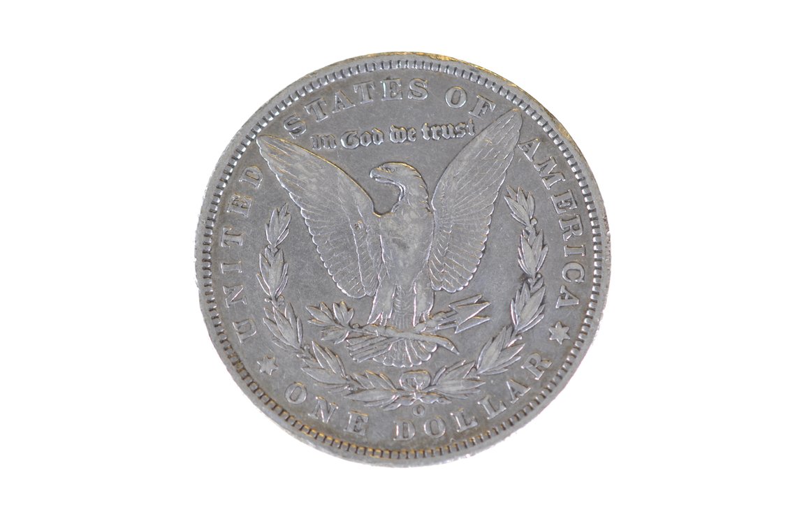 1895 Morgan Silver Dollar New Orleans, photo 2 of 2