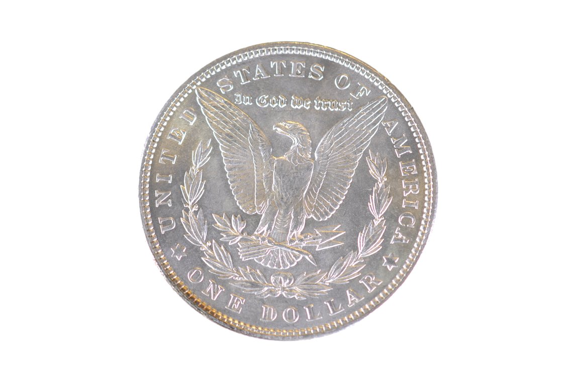1902 Morgan Silver Dollar Philadelphia, photo 2 of 2