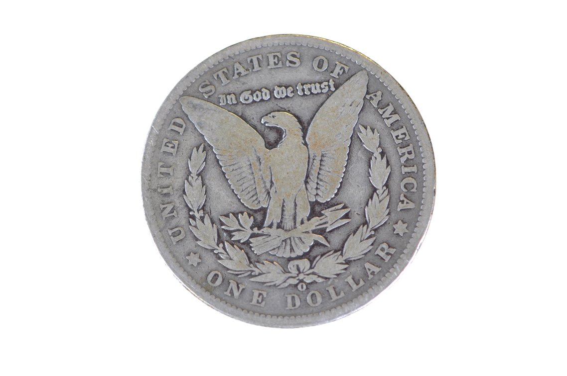 1893 Morgan Silver Dollar New Orleans, photo 2 of 2