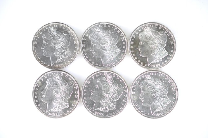 1881-1882 Morgan SIlver Dollars