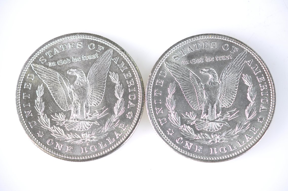 1881-1882 Morgan SIlver Dollars, photo 5 of 7