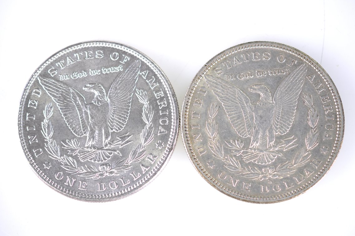 1885-1886 Morgan SIlver Dollars, photo 5 of 7