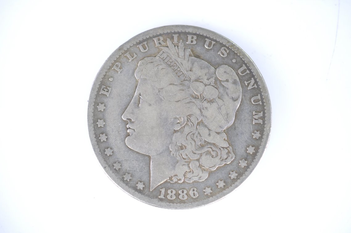 1885-1886 Morgan SIlver Dollars, photo 6 of 7