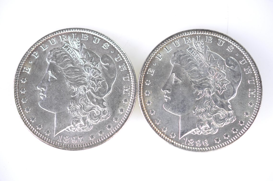 1896-1897 Morgan Silver Dollars, photo 6 of 7