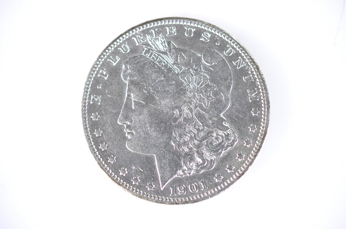 1901, 1902, and 1904 Morgan Silver Dollars, photo 8 of 9
