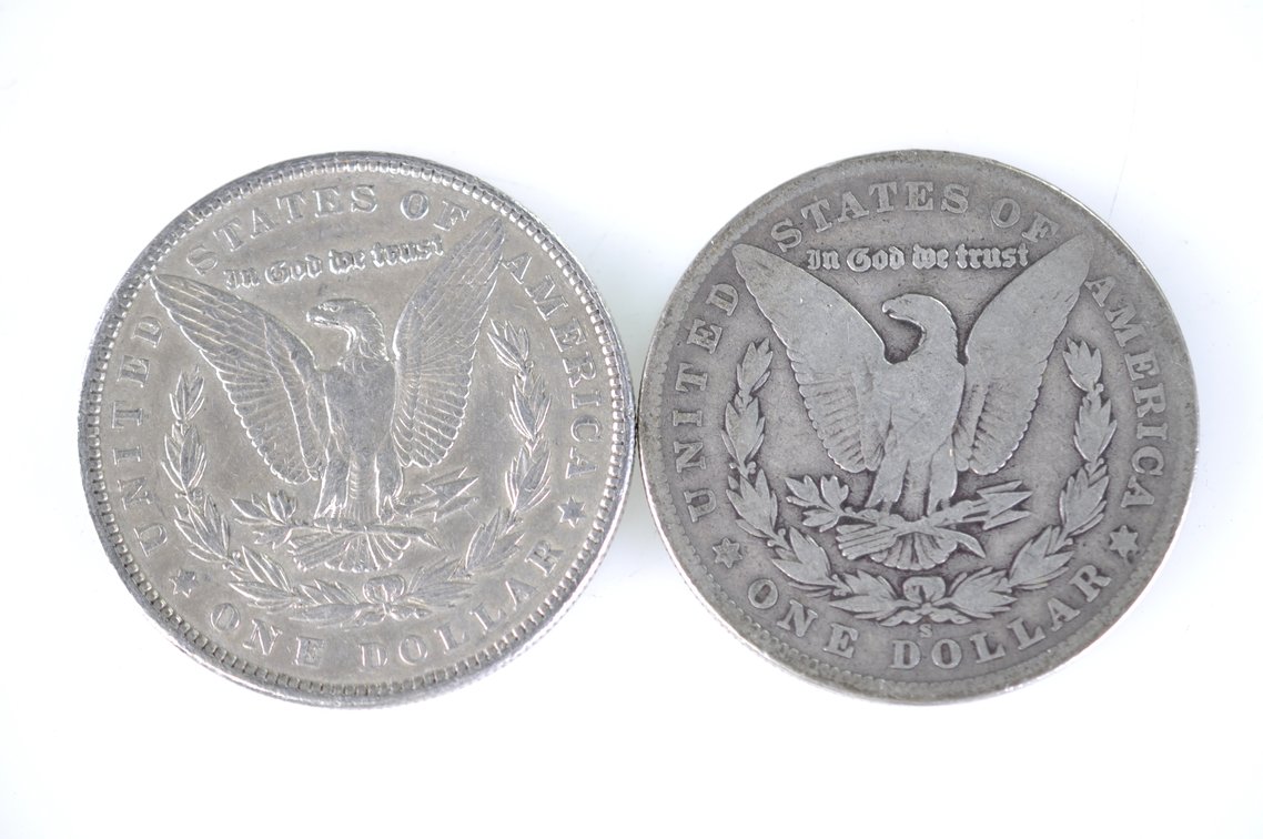 1901, 1902, and 1904 Morgan Silver Dollars, photo 5 of 9