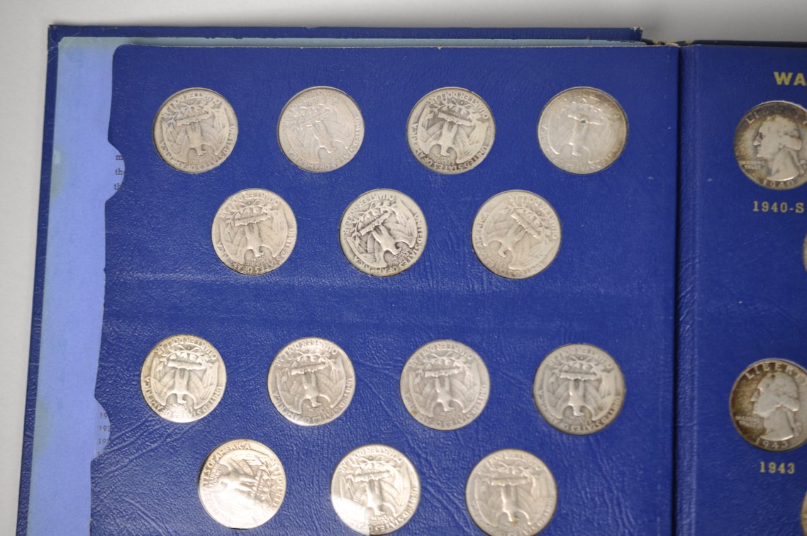 1932-1965 Book of Washington Quarters, photo 6 of 12