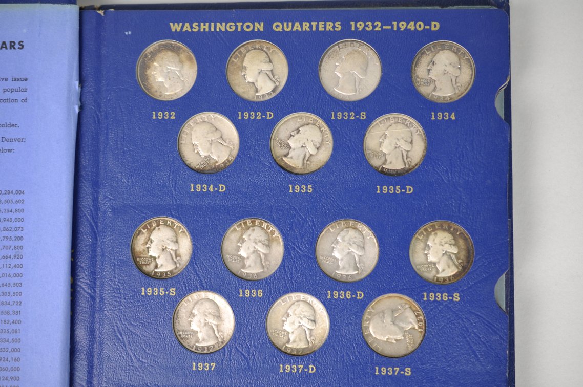 1932-1965 Book of Washington Quarters, photo 3 of 12