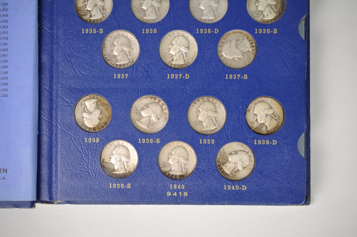 1932-1965 Book of Washington Quarters, photo 4 of 12