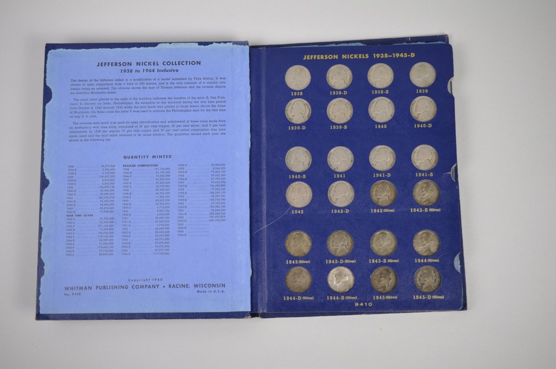 1883-1913 Liberty Head and 1938-1964 Jefferson  Nickels, photo 3 of 20
