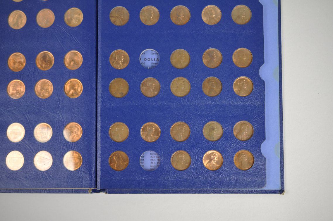 1909-1974 Wheat and 1941-1974 Lincoln Books of Pennies, photo 10 of 20