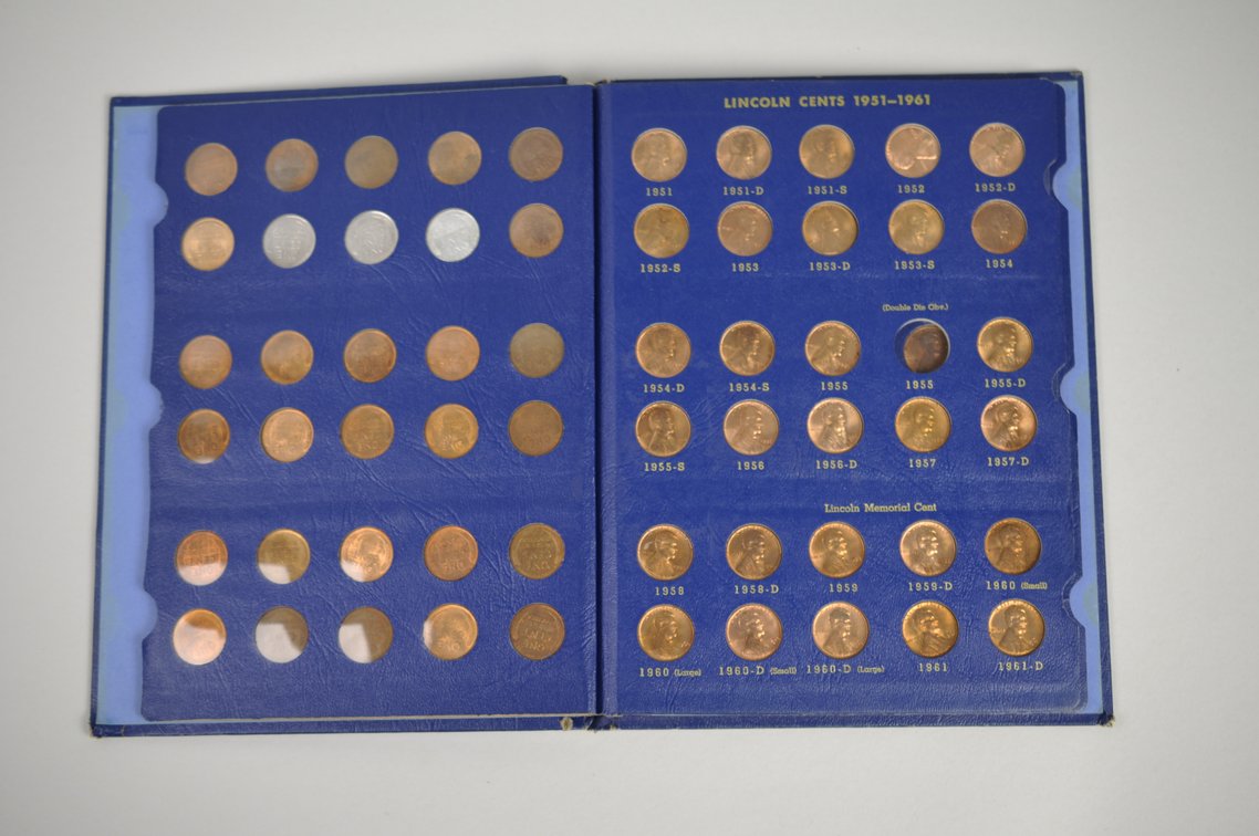 1909-1974 Wheat and 1941-1974 Lincoln Books of Pennies, photo 6 of 20