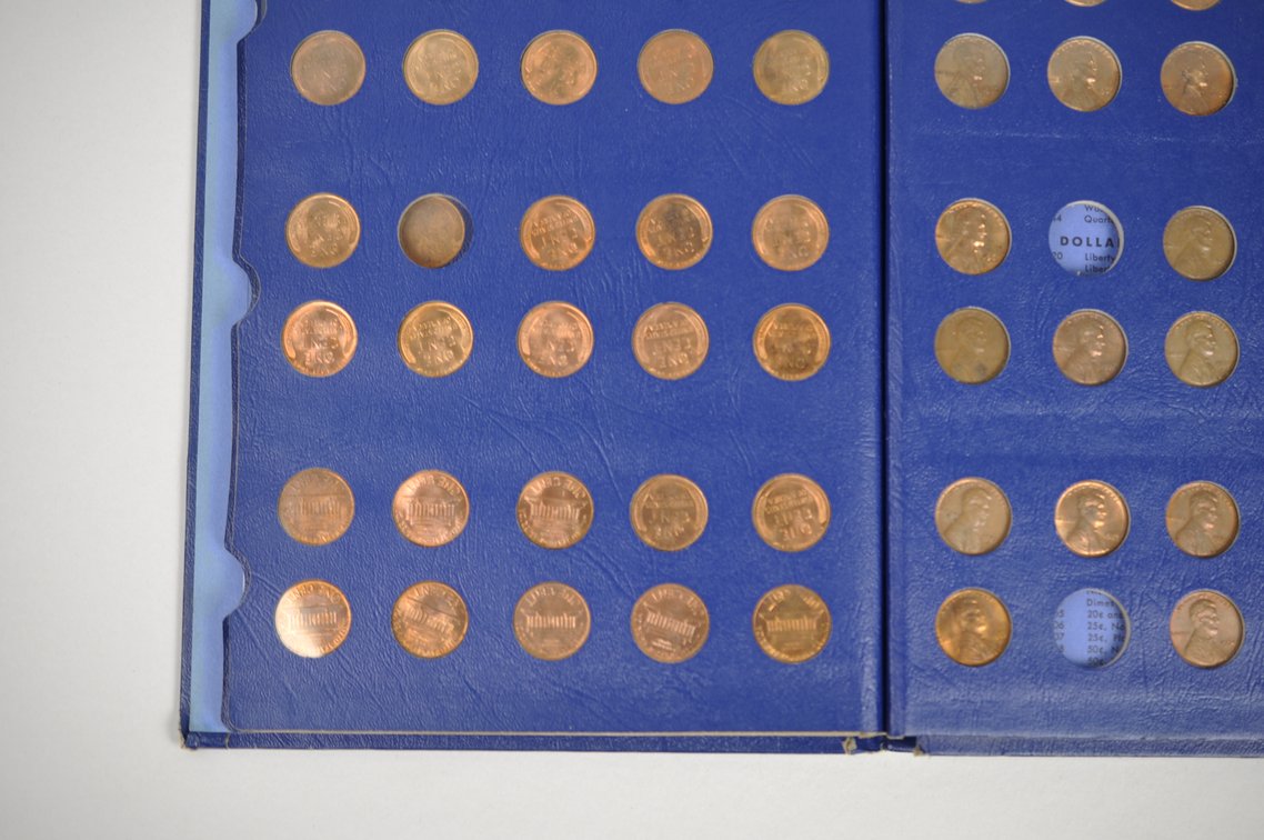 1909-1974 Wheat and 1941-1974 Lincoln Books of Pennies, photo 9 of 20