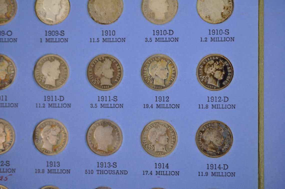 1892-1916 Book of Liberty Head Morgan Dimes, photo 11 of 15