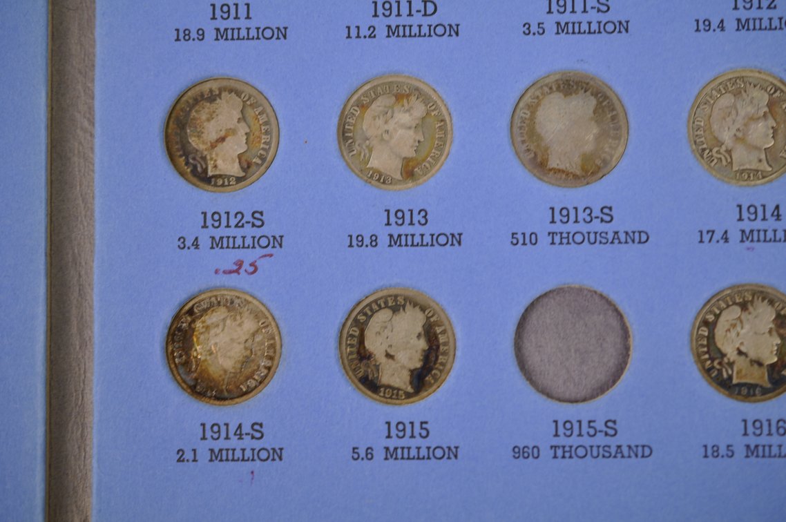 1892-1916 Book of Liberty Head Morgan Dimes, photo 13 of 15