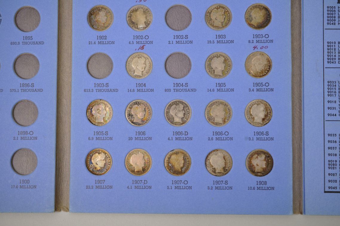 1892-1916 Book of Liberty Head Morgan Dimes, photo 15 of 15