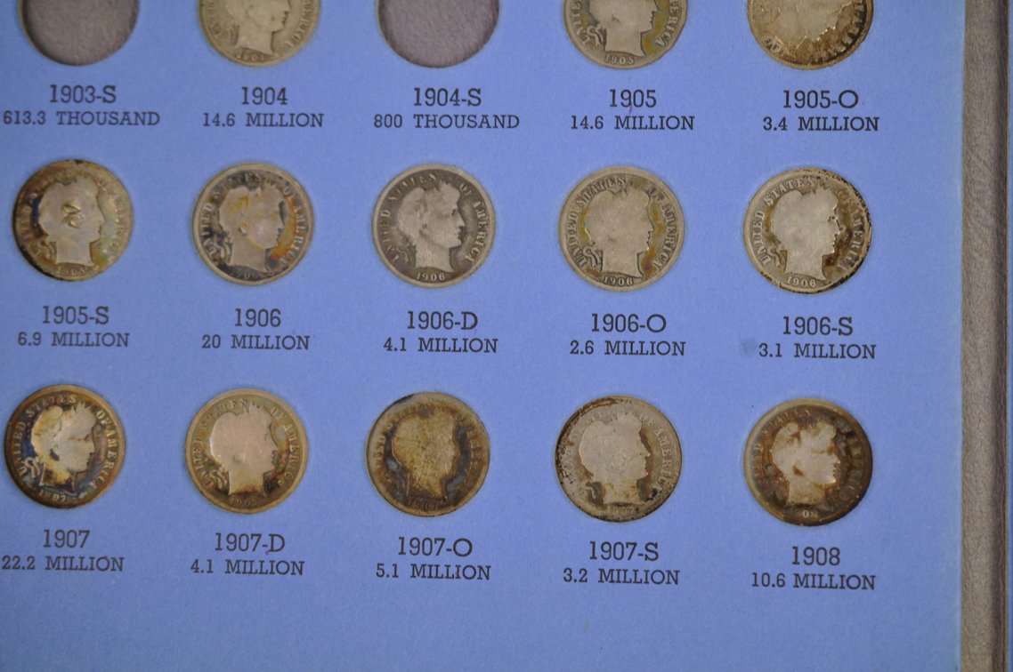 1892-1916 Book of Liberty Head Morgan Dimes, photo 5 of 15