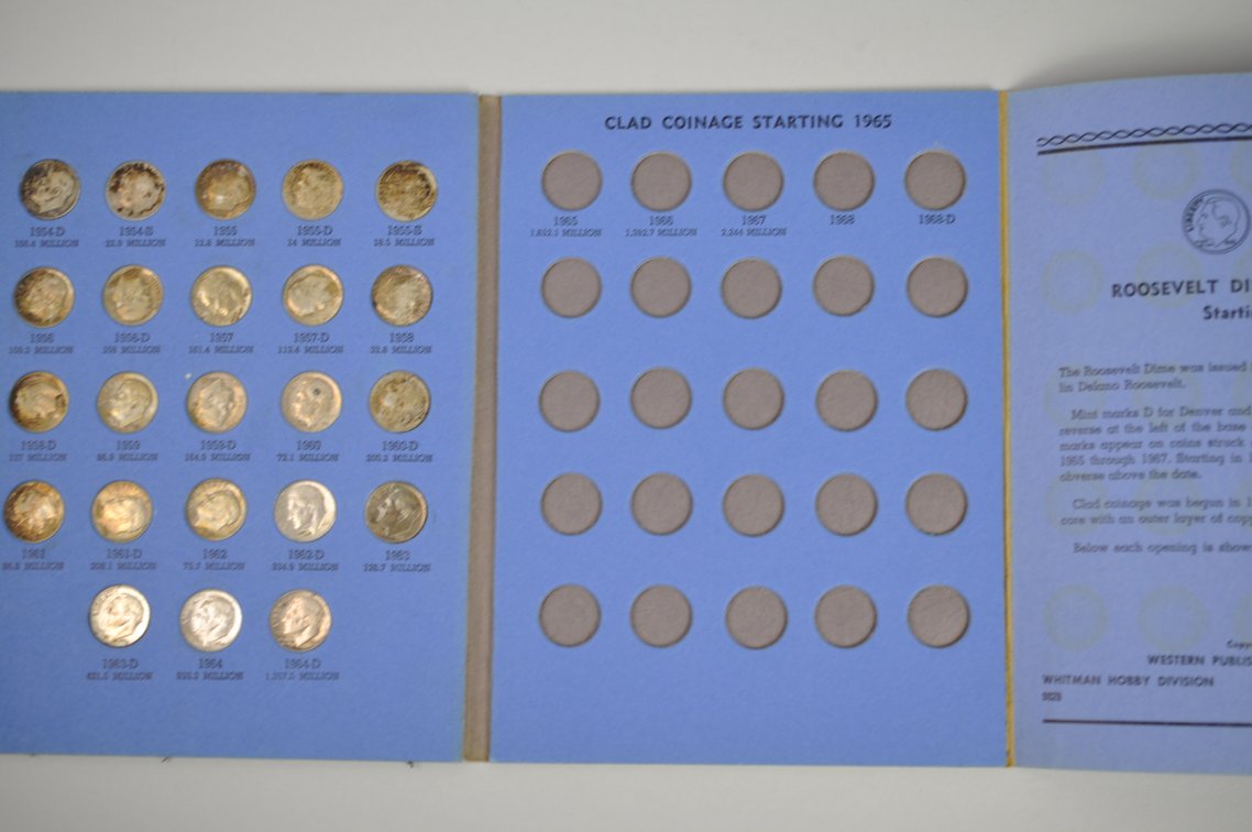 1946-1964 Book of Rossevelt Dimes, photo 9 of 9