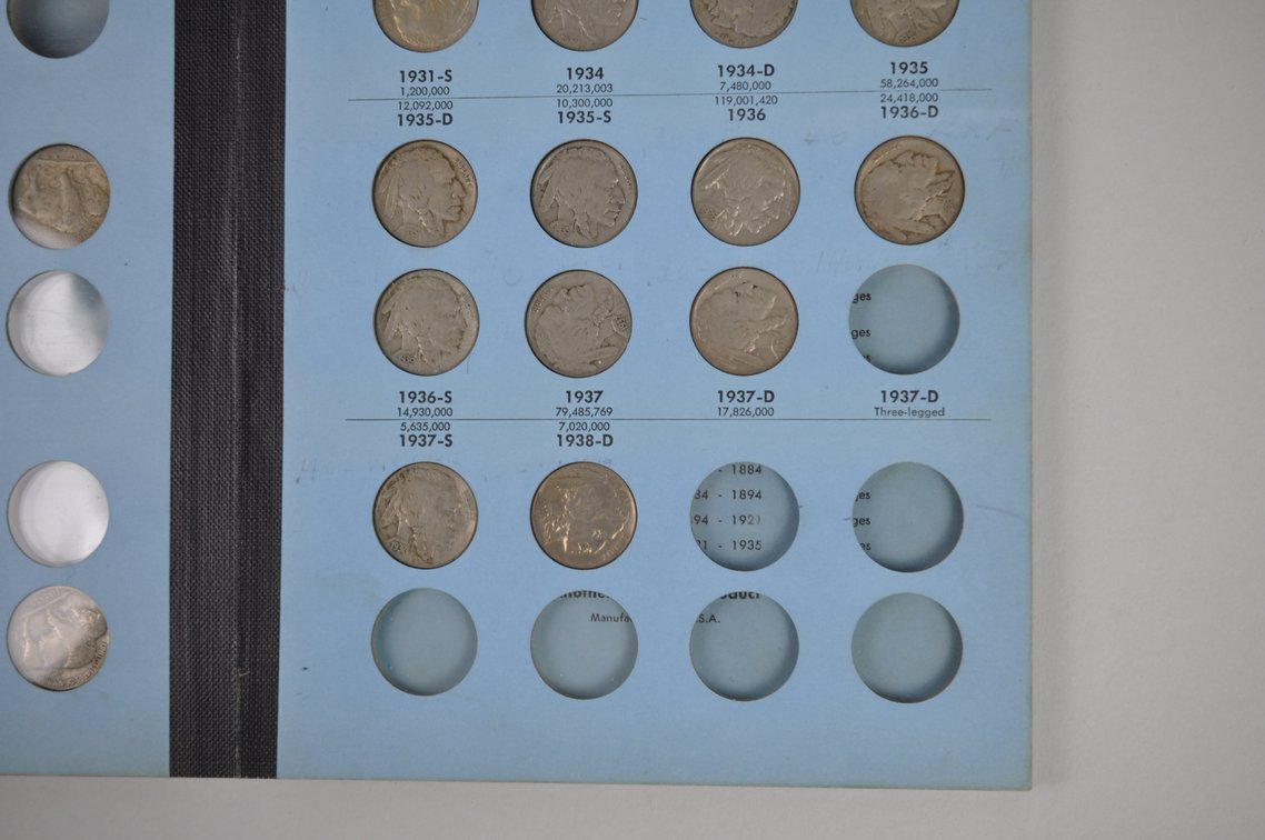 1913-1938 Book of Buffalo Nickles, photo 13 of 17