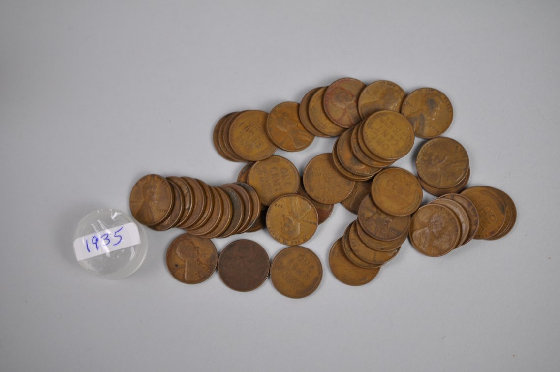 1919-1939 Wheat Pennies, photo 3 of 20