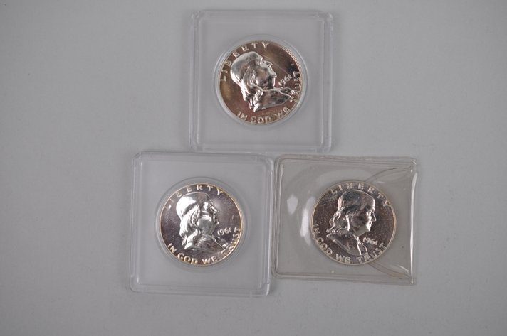 1961 Franklin Half Dollars Philadelphia