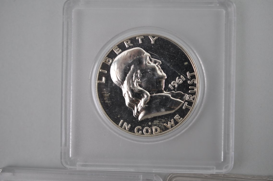 1961 Franklin Half Dollars Philadelphia, photo 2 of 9