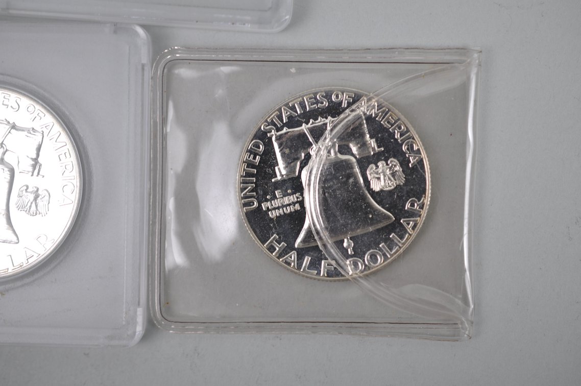 1961 Franklin Half Dollars Philadelphia, photo 8 of 9