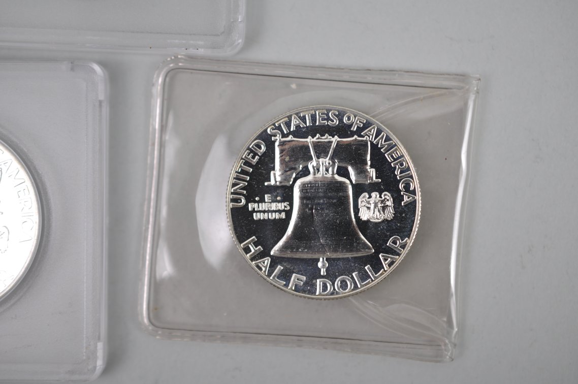 1961 Franklin Half Dollars Philadelphia, photo 9 of 9