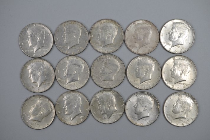 1964 Kennedy Half Dollars