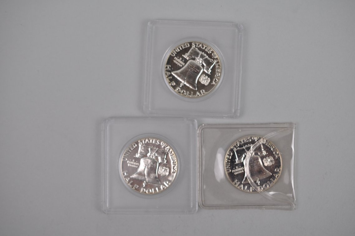 1961 Franklin Half Dollars Philadelphia, photo 5 of 9