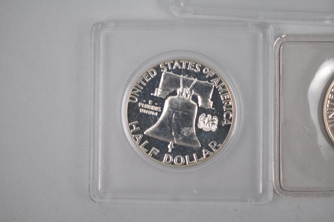 1961 Franklin Half Dollars Philadelphia, photo 7 of 9